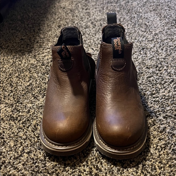 Georgia Boot Women's Brown Ankle Boots - Picture 1 of 4
